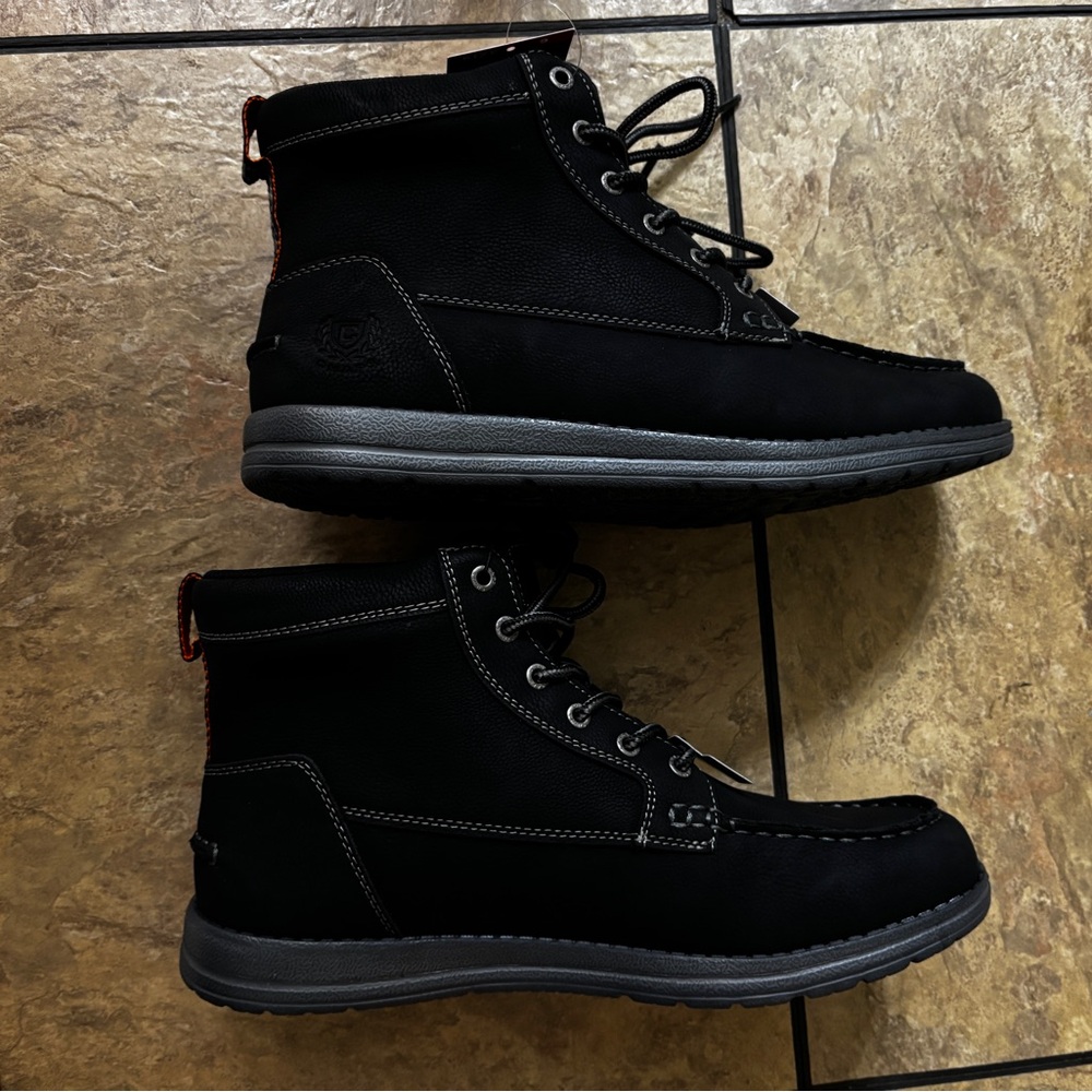 Chap Men's Black Moc Boots - Picture 3 of 3